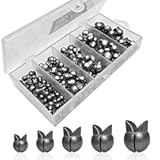 SANWEAL120PCS&sol;200PCS Fishing Weights Sinkers - Premium Split ShotFishing Weights Sinkers - Round Removable Fishing Sinkers - 5&sol;6 Sizes