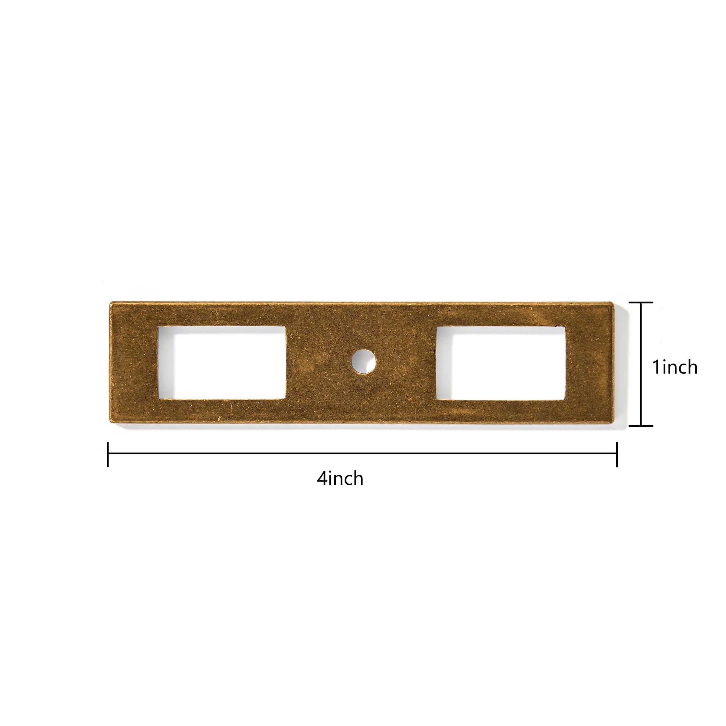 KHTUMEWARE-288 Antique English Brass Cabinet Pulls CTC 4 in (102 mm) 5-Pack in Antique English Brass — KHTUMEWARE