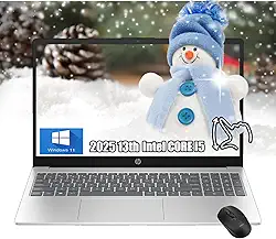 HP Laptop com tela sensível ao toque FHD de 15,6 polegadas, 13º Intel Core i5-1334U, memória DDR4 de 32 GB, SSD PCIe de 1 TB, Laptop Computadora- Work Business College Student, Windows 11, com mouse