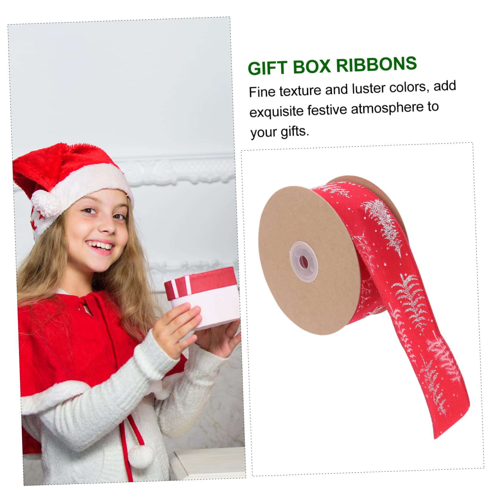Operitacx 3rollen Weihnachtsbaum Dekorationsband Weihnachtsribbon Für Bastelarbeiten Farbenfrohes Design Für Feste Geschenkverpackung Und Hochzeiten