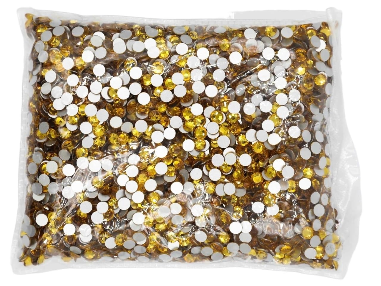 Strass non correcteurs for décorations nail art de mariage en cristal AB Topaz SS20