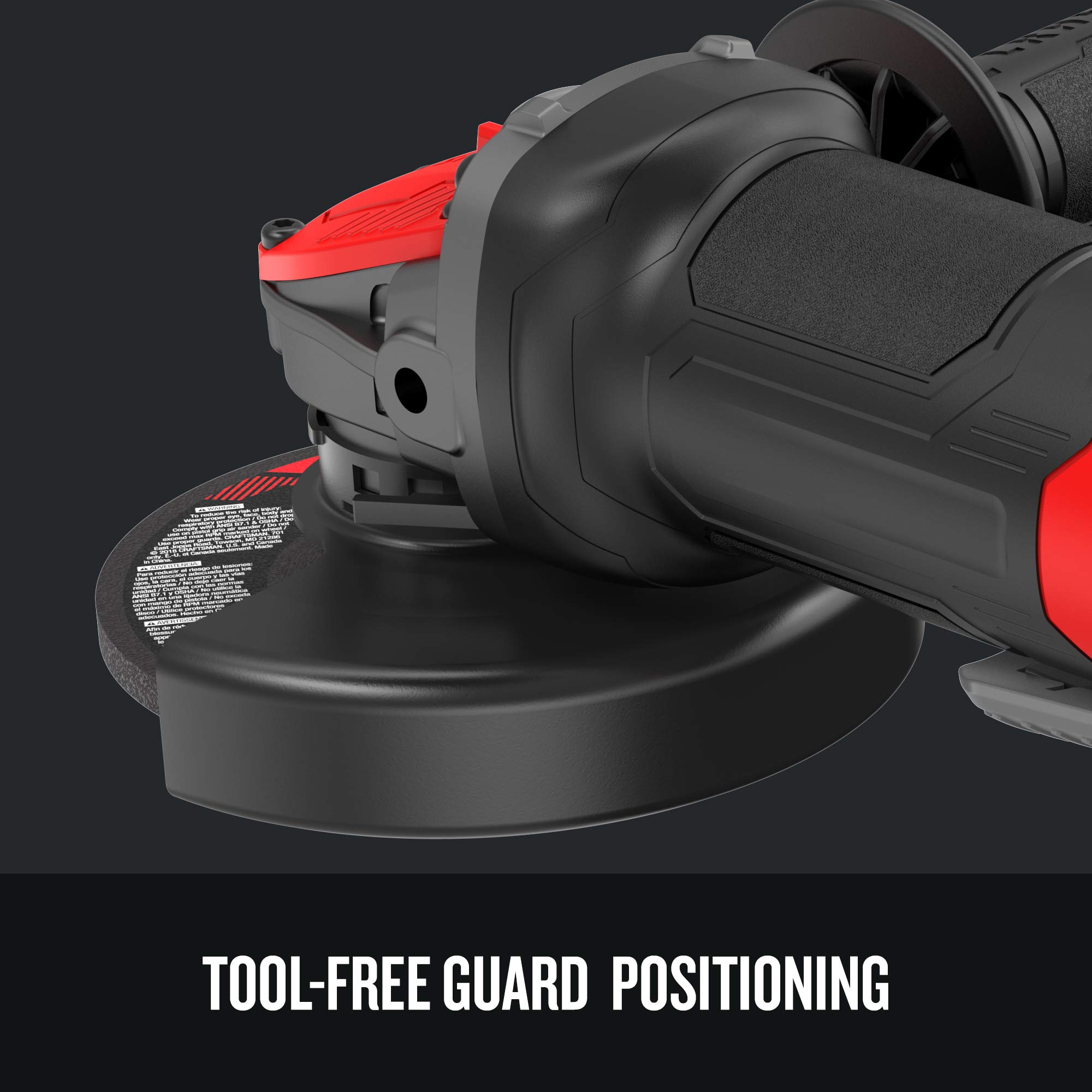 CRAFTSMAN Angle Grinder, Small, 4-1/2 