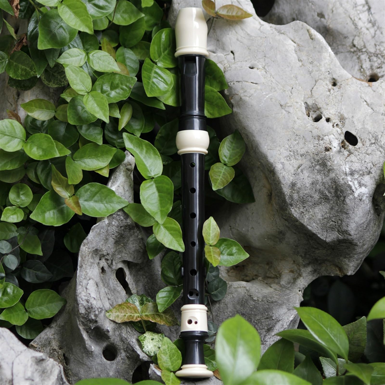 Flûte ABS Clarinette Flûte À Bec Saxophone Longues Flûtes Instrument De Musique Flûte Débutant flûte à bec (Color : Black)