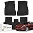 TeslaShields Custom Fit All-Weather Floor Mats Set for Tesla Model 3 (2017-2020)