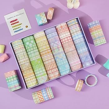 マスキングテープ　60本セット Amazon | PBM 60巻セット シンプルデザイン マスキングテープセット