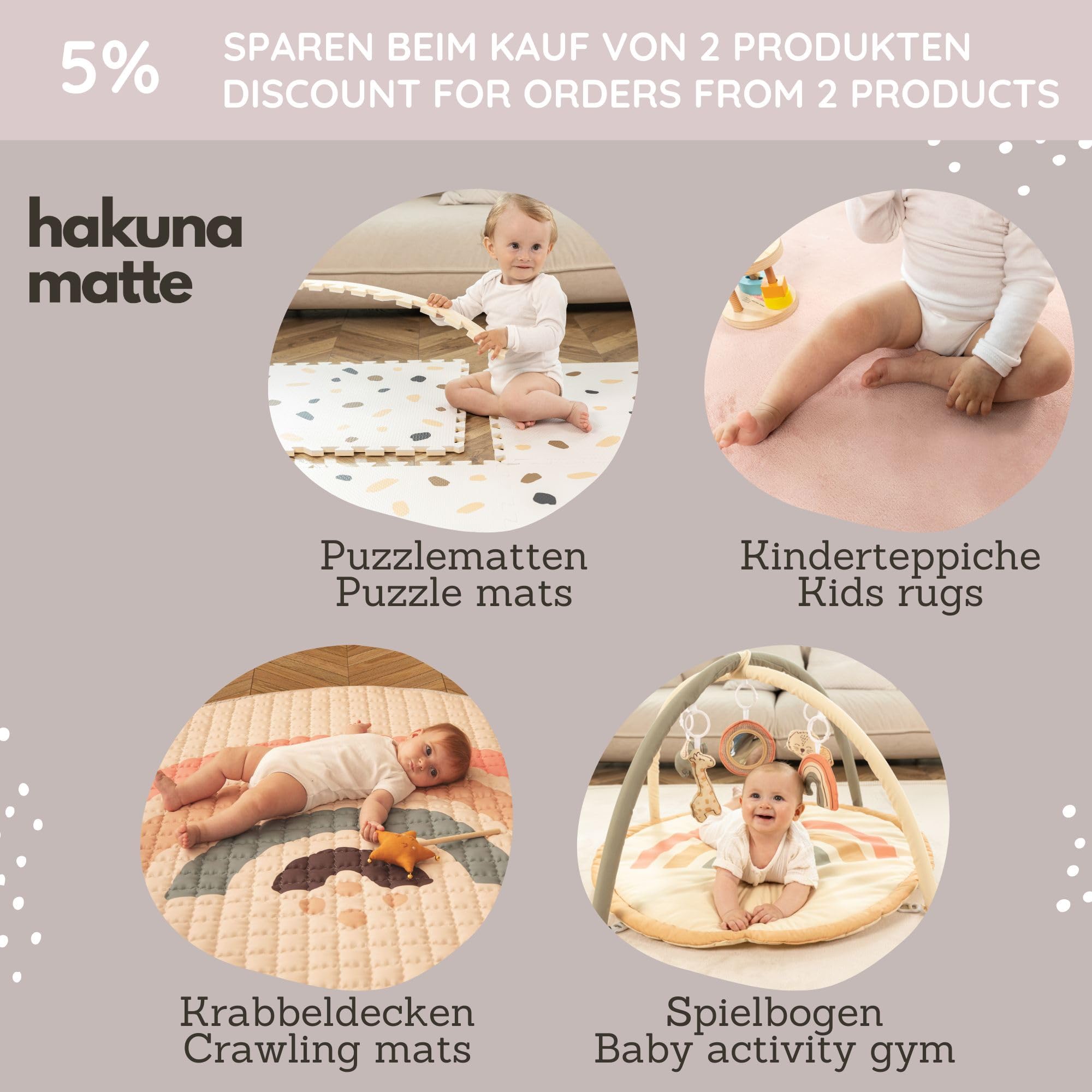 Hakuna Matte Mata Puzzle dla Niemowląt 1,2x1,2m – Piankowe Płyty z Drogami & 11 Autek – Grubszy i Miękki Dywanik Samochodowy do Zabawy