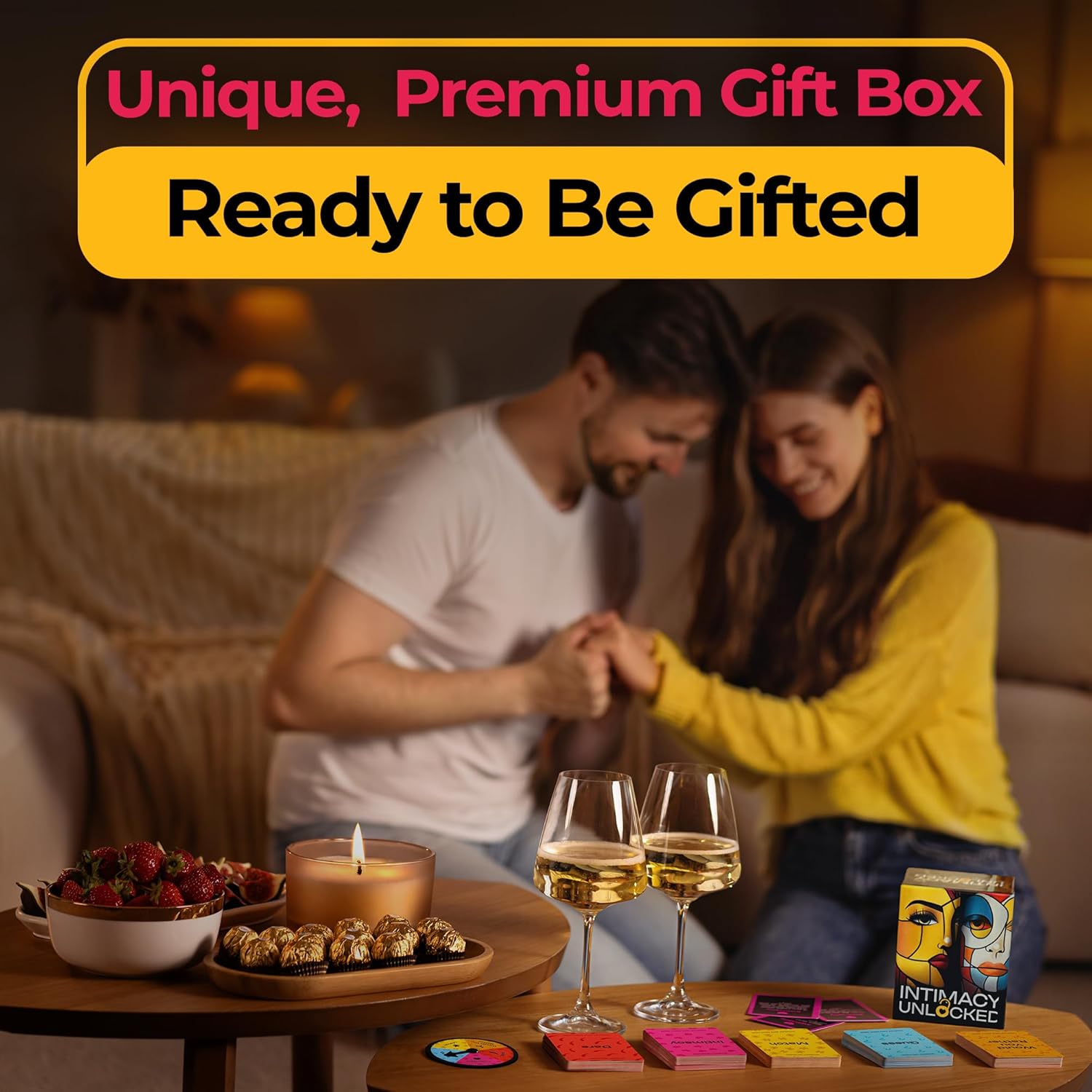 Couples Games for Adults – 150 Conversation Cards & Spinner | Relationship Card Game | Stay at Home Date Night Ideas | Romantic Gift for Couples - Image 6