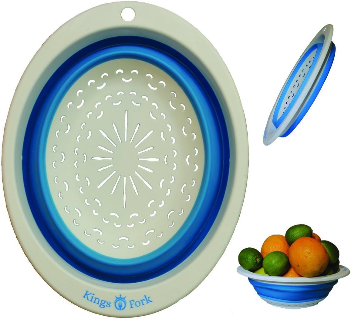 Kings Fork Collapsible Colander, 1.75-Quart