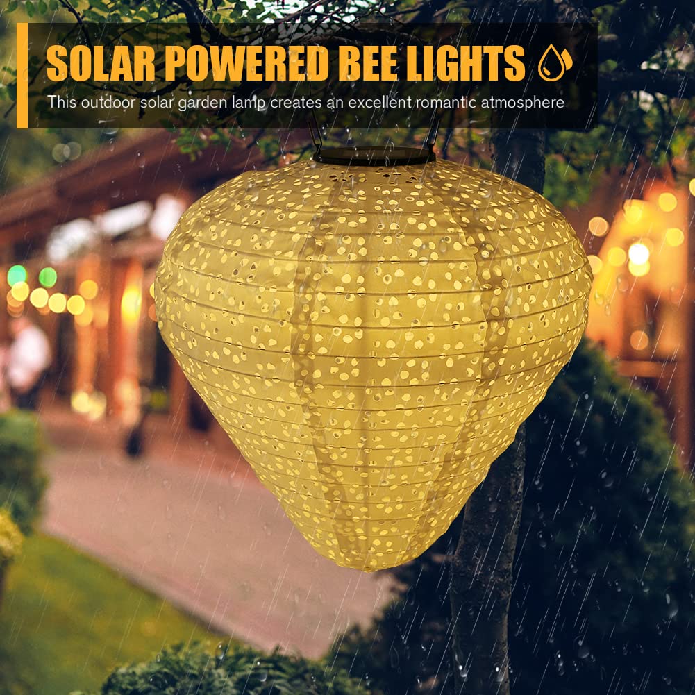 Lanterne Cinesi Solari Da Esterno - Impermeabili, LED, Per Giardino E Matrimoni, Arancione - Foto 4