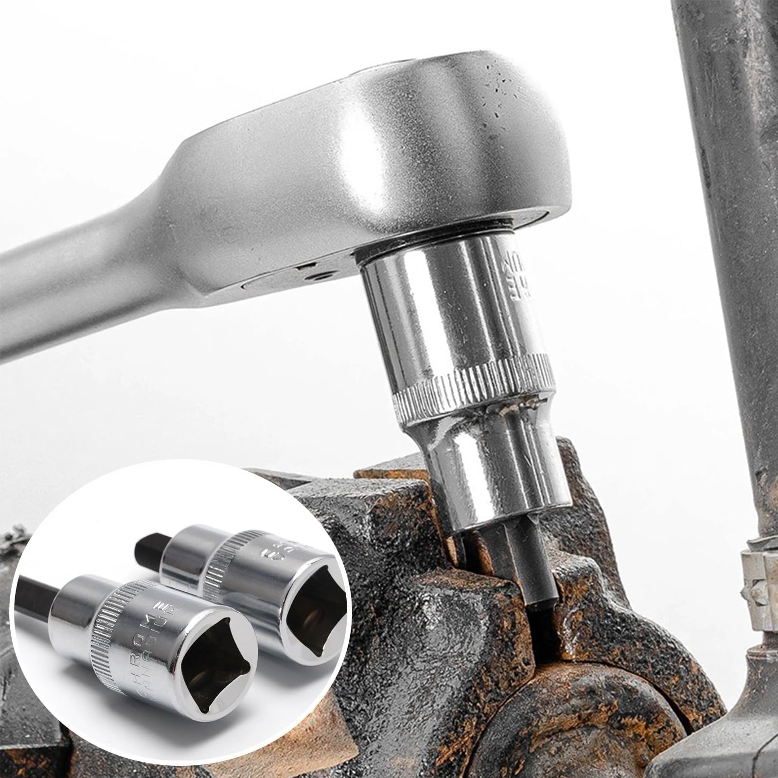 écarteurs Roulement Roue Kit Écarteur Roulement Roue - 4 Pièces - Démontage Amortisseur/Suspension - Acier Trempé - 5-11,5mm Outil Démontage Suspension