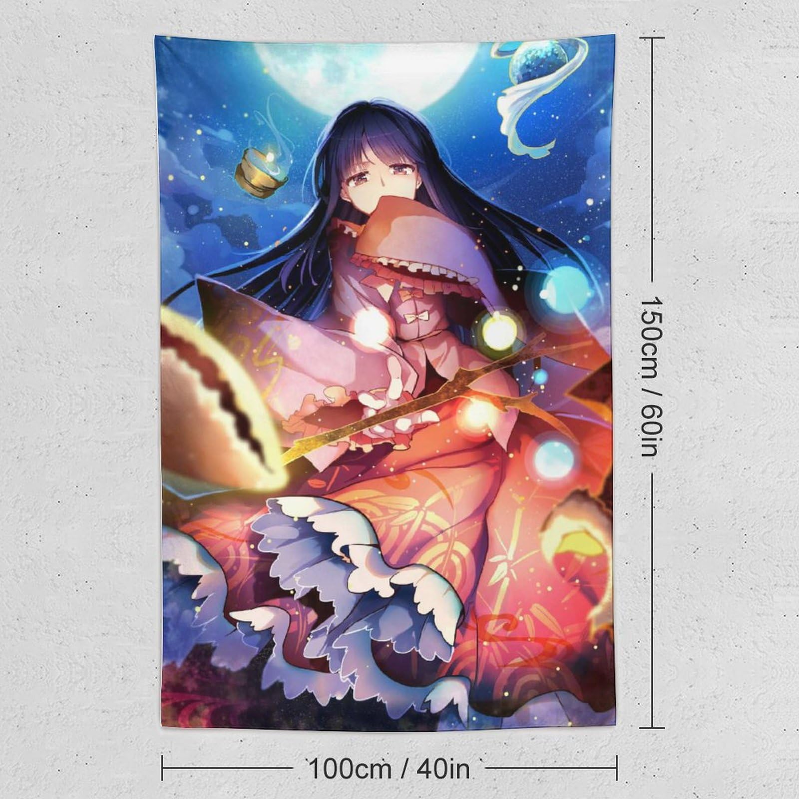 Amazon.co.jp: タペストリー 東方シリーズ 蓬莱山輝夜 装飾布 ポスター