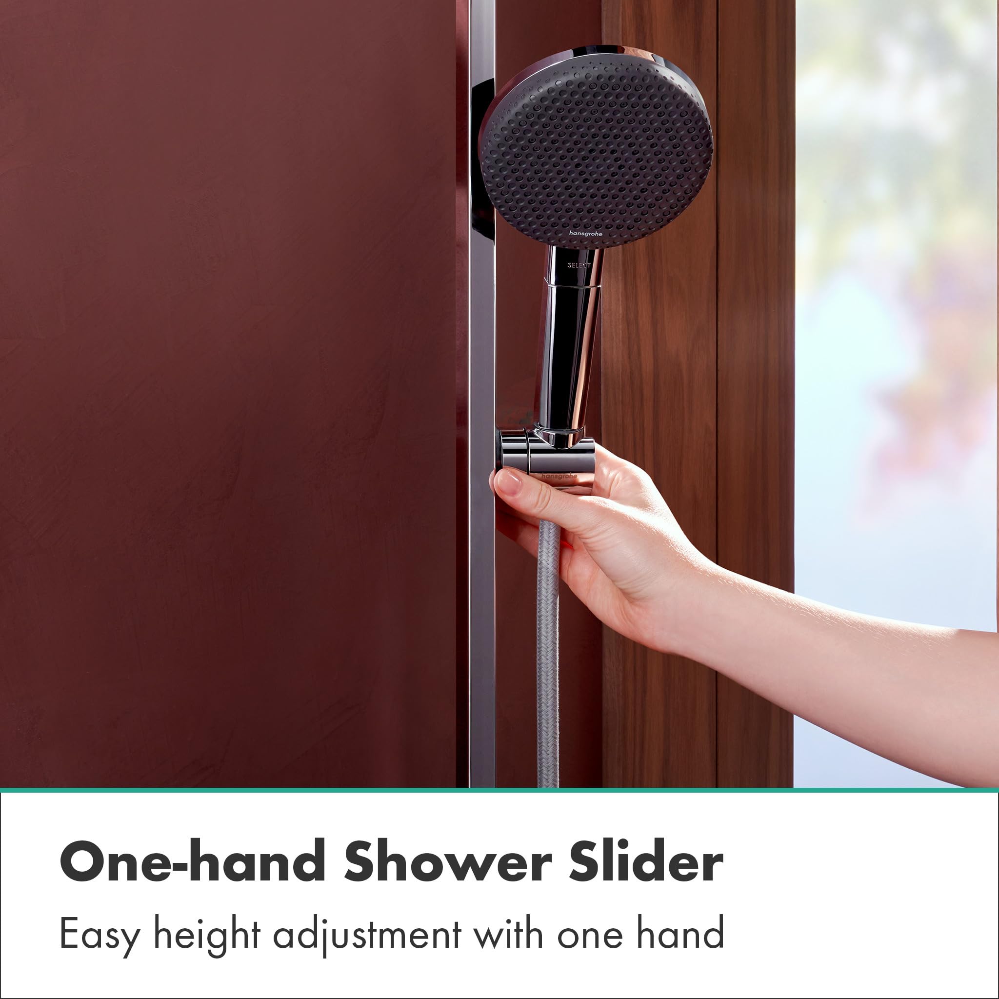 hansgrohe Raindance Alive S - conjunto de ducha empotrado, set completo (6 en 1) con termostato Ecostat Comfort E, iBox universal 2, ducha fija, alcachofa de ducha y flexo 160 cm, cromo, 24622000