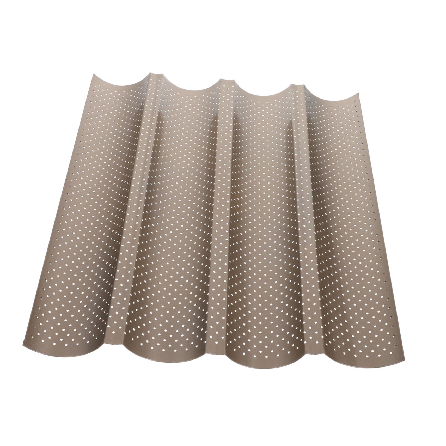 Molde para Hornear Pan Francés de 4 Ranuras, Acero al Carbono, Antiadherente, para Baguettes y Pan Integral, Uso Diario, Dorado