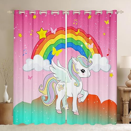 Miniatura 20 de Erosebridal - Cortinas para jugadores estilo gamer, cortinas para ventana con diseño de controlador de juego para niños, adolescentes y jóvenes,