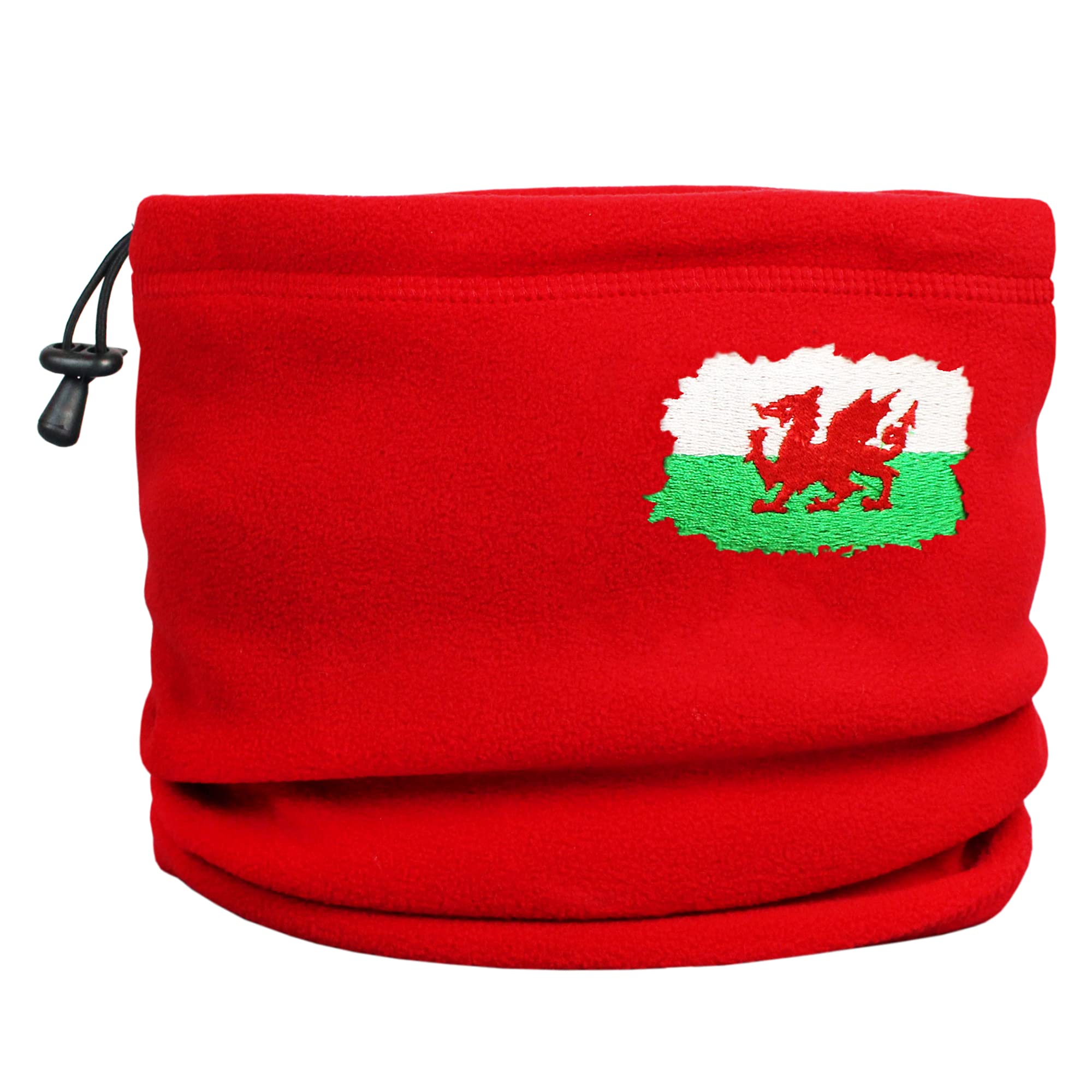 Teddyts Unisex Red Wales Flag Super Soft Toggle Snood (Red)