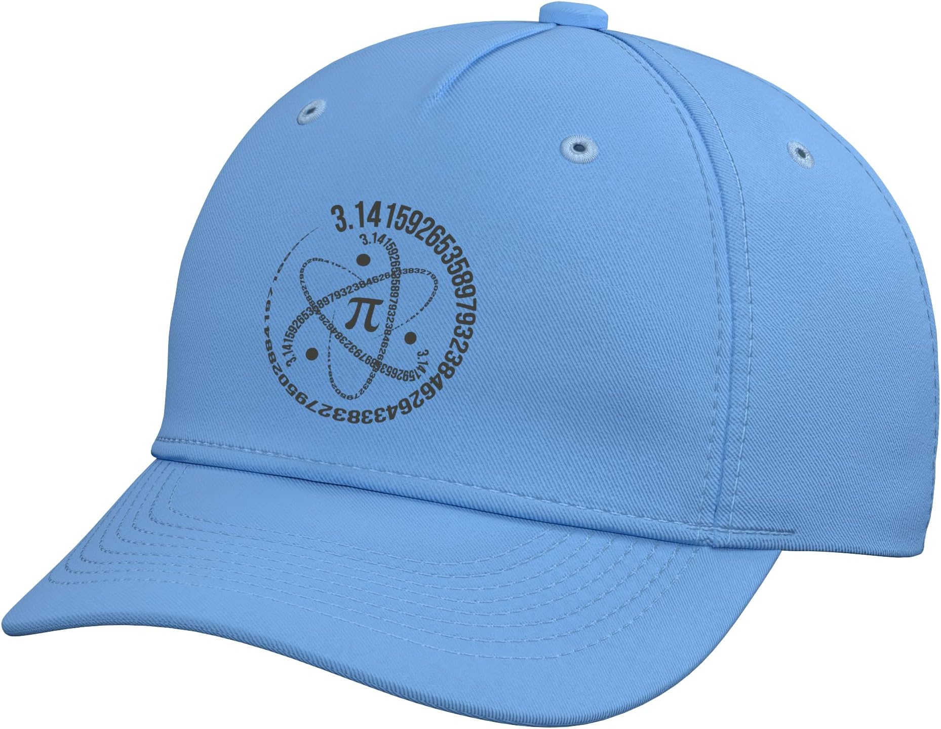 Happy Pi Day Science Atom Design - Math Teacher Pi Number Adjustable Baseball Hat
