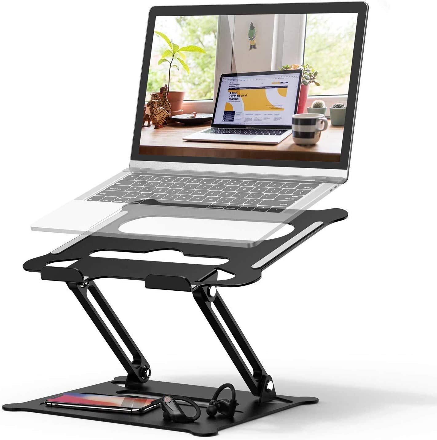 Supporto for Laptop da scrivania, Supporto for Laptop Regolabile, Supporto ergonomico for Computer Portatile