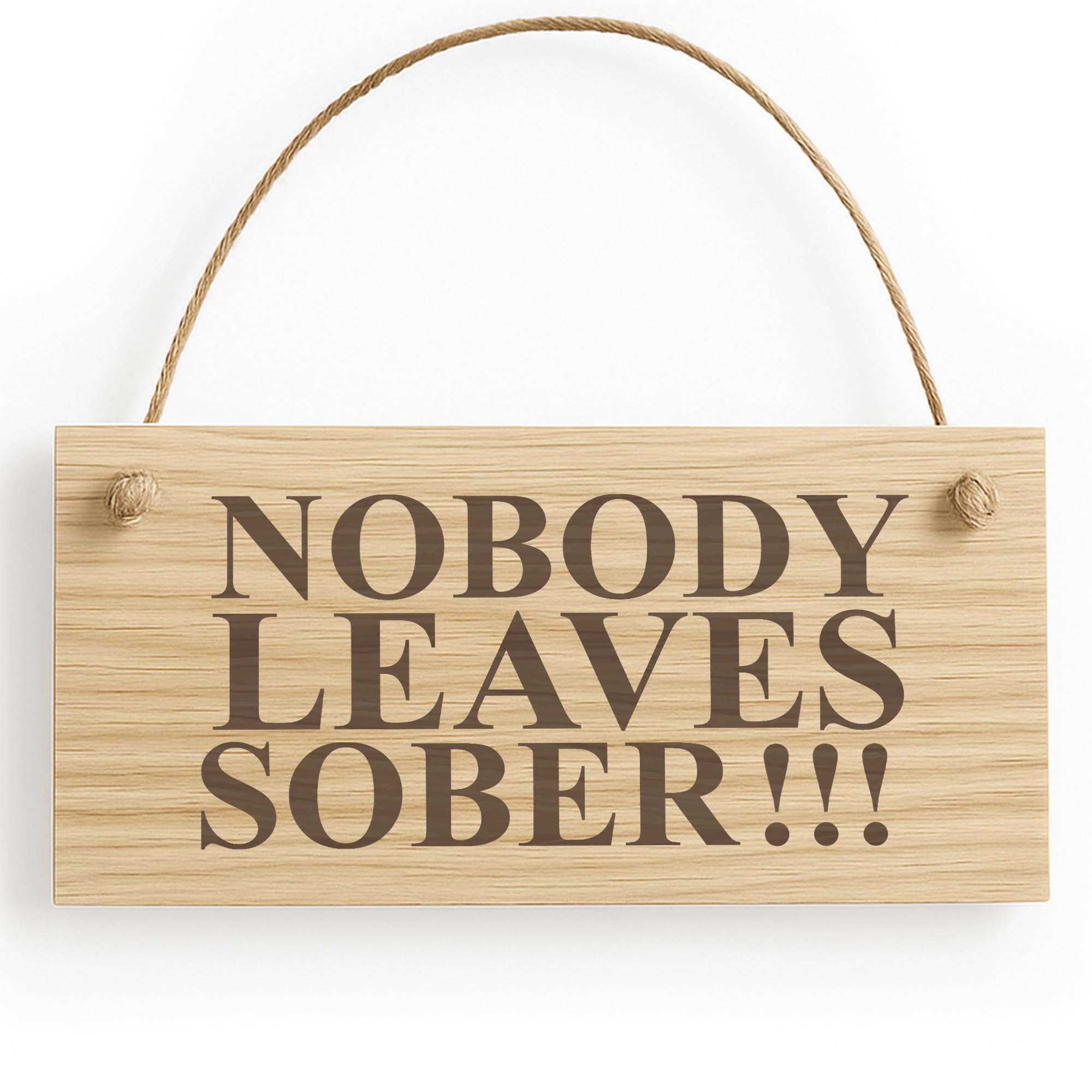 Red Ocean Funny Bar Sign Hanging Engraved Wood Plaque Home Bar Alcohol Gift Man Cave Sign