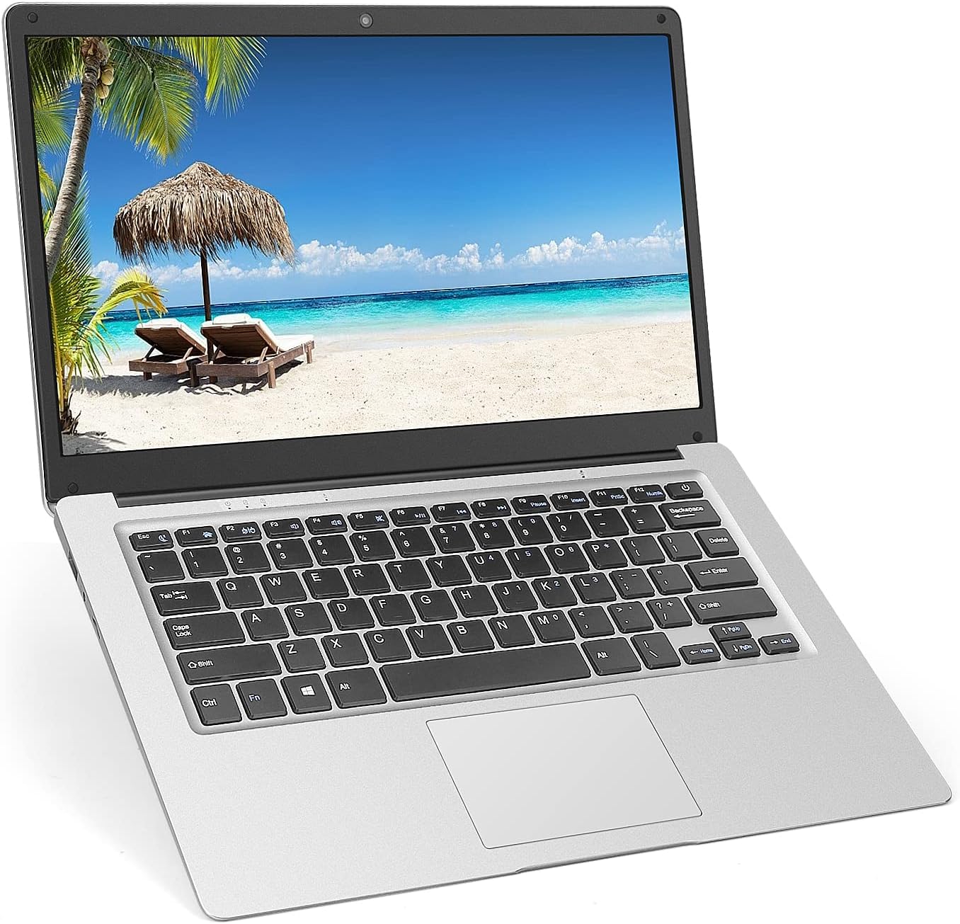 Huashe 14 Laptop Win10 Pro, Intel Celeron N3350 Processor, 6 GB RAM, 128 GB SSD, 14” HD Display, Lightweight Computer with Webcam and Dual WiFi, Home, School, Music, Movies, 14-14.99 inches, NK14A
