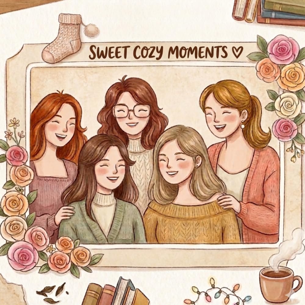Sweet Cozy Moments: A Cozy Collection of Anime Girls, Sweet Moments & Calm Vibes