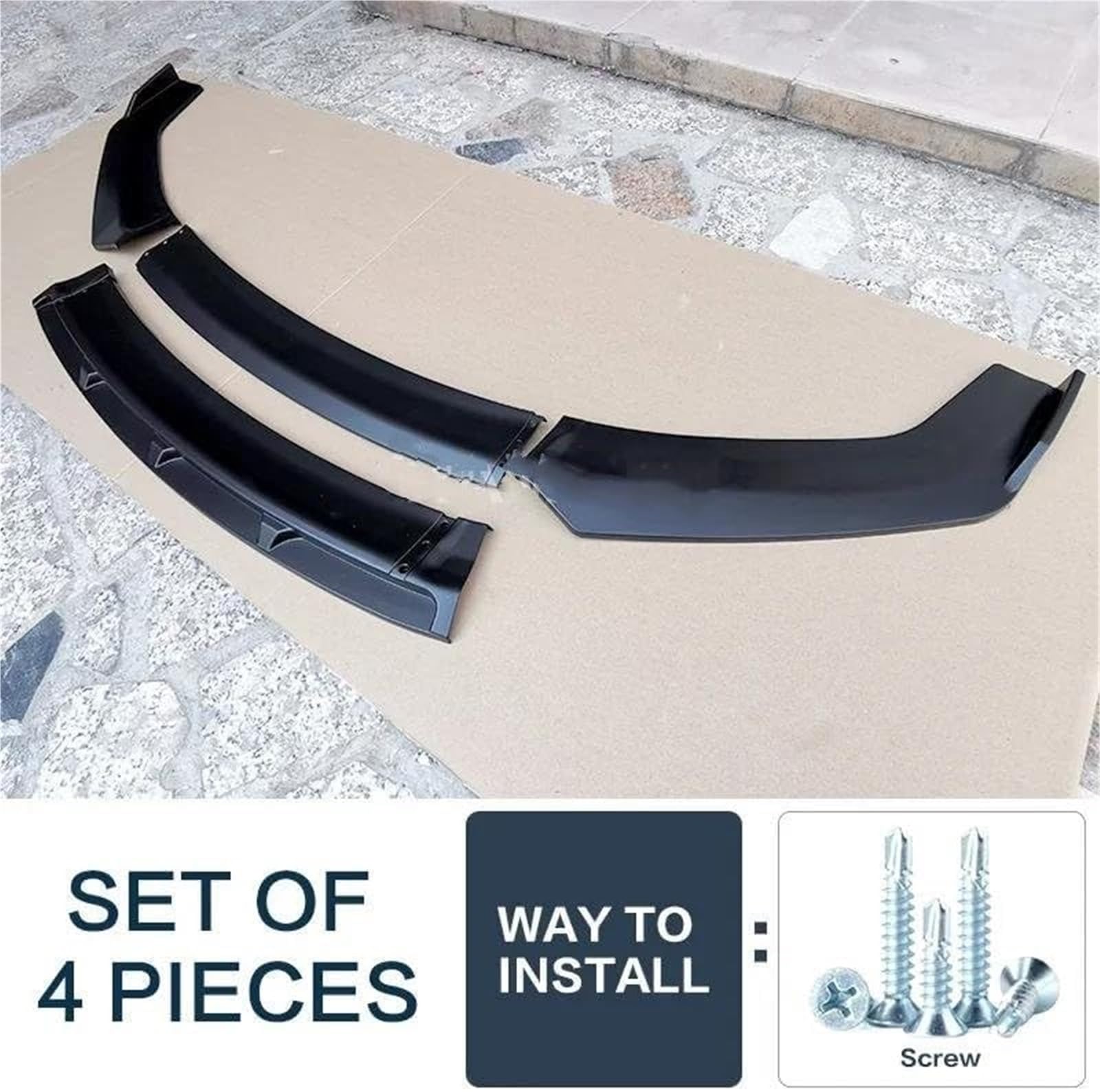 Splitter, dla dla VW, dla Passata, B7 Zderzak Spoiler 2010-2014