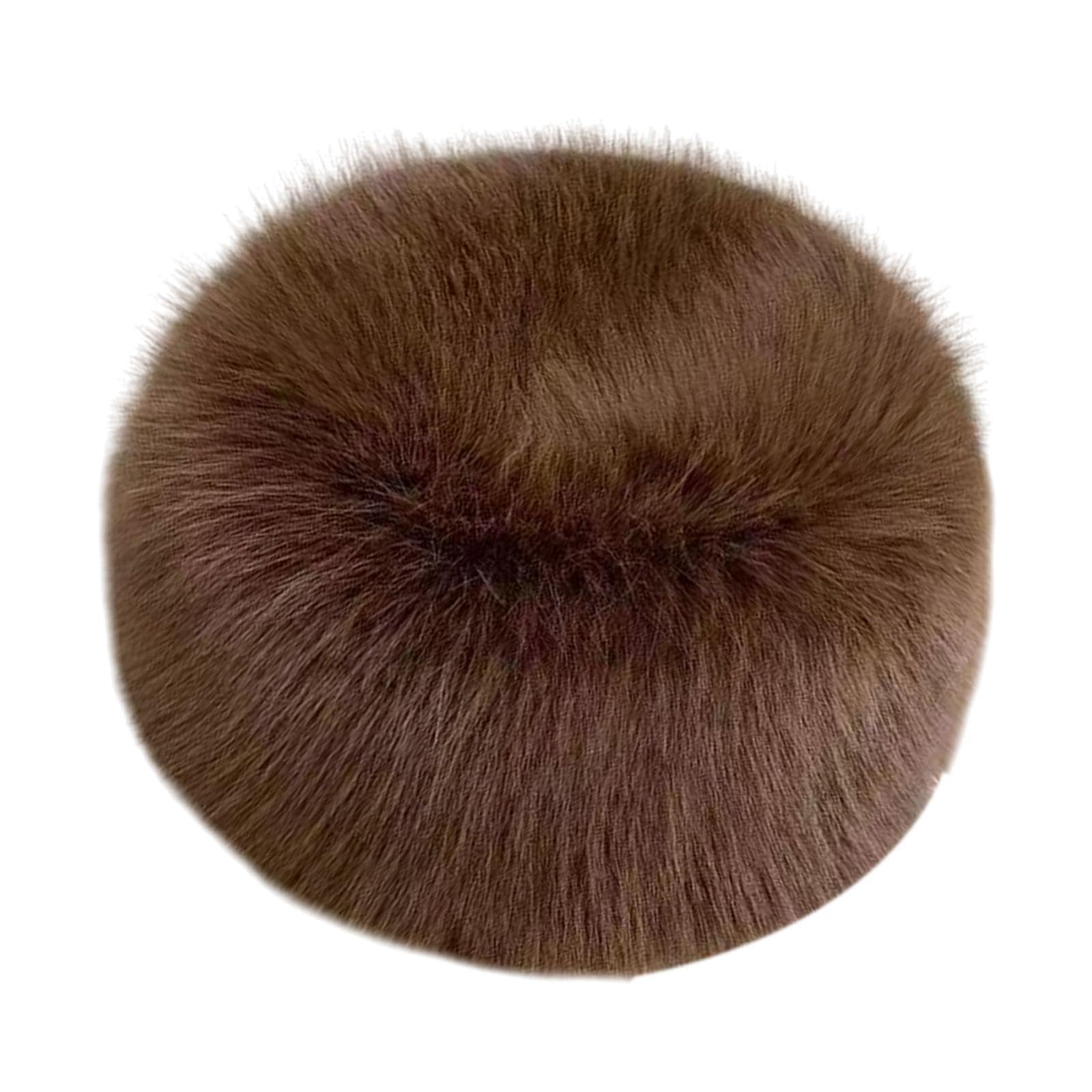 Womens Fisherman Hat Thicken Warm Bucket Hat for Cold Weather Travel Brown-image-5