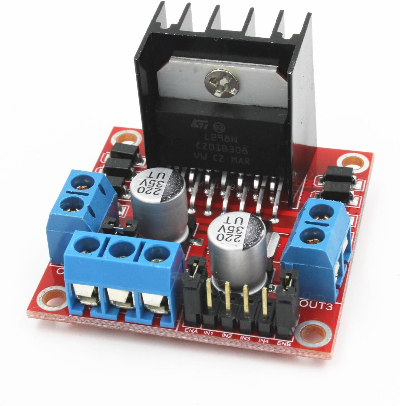 L298N Dual H Bridge Stepper Motor Driver Controller Board Module for Arduino,PIC,AVR Robot