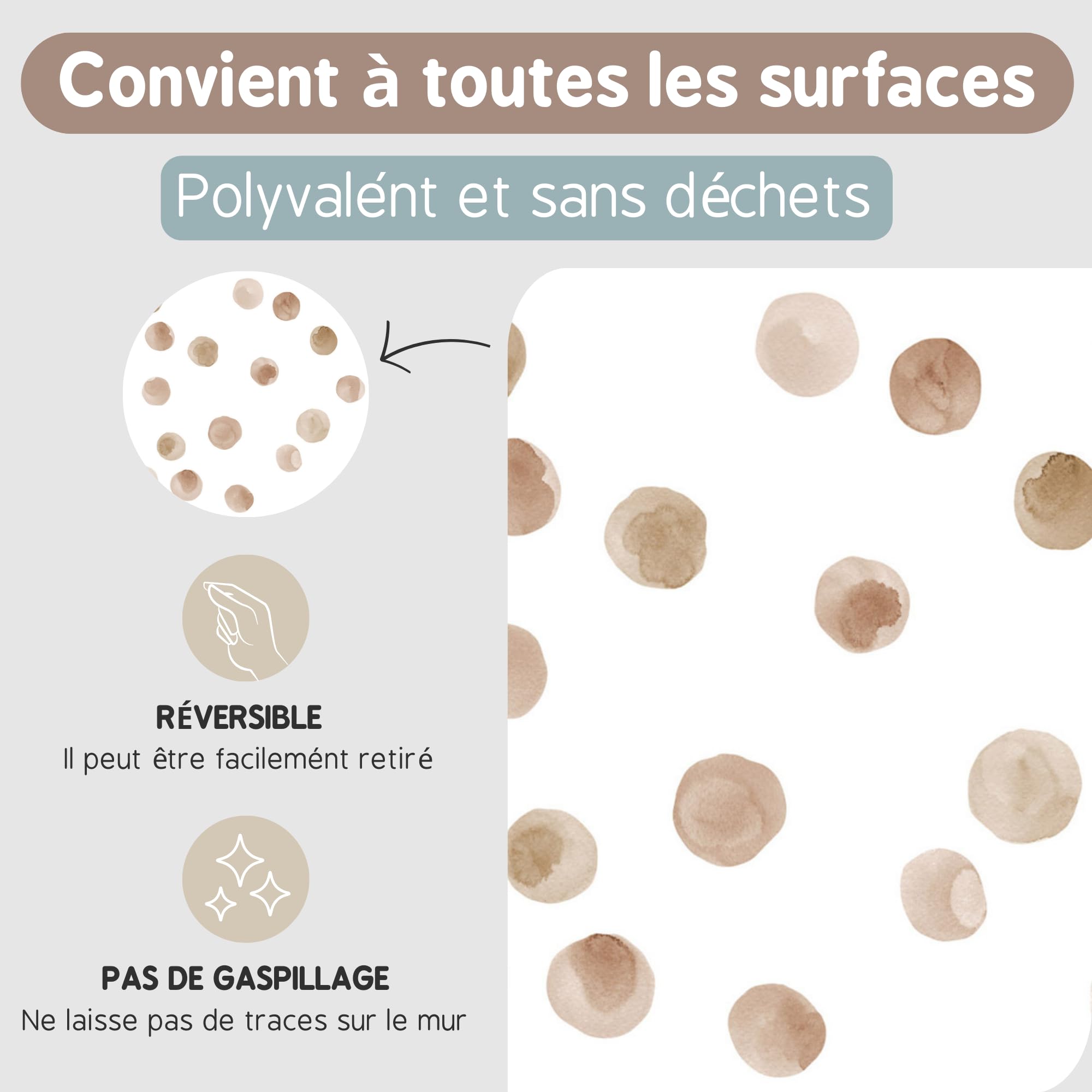 Achat Sticker Décoratif En Forme De Goutte Effet Aquarelle En