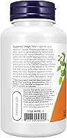 Vista 3 de Suplementos AHORA, extracto de espino 600 mg, fuerza adicional, apoyo cardiovascular*, 90 cápsulas vegetales