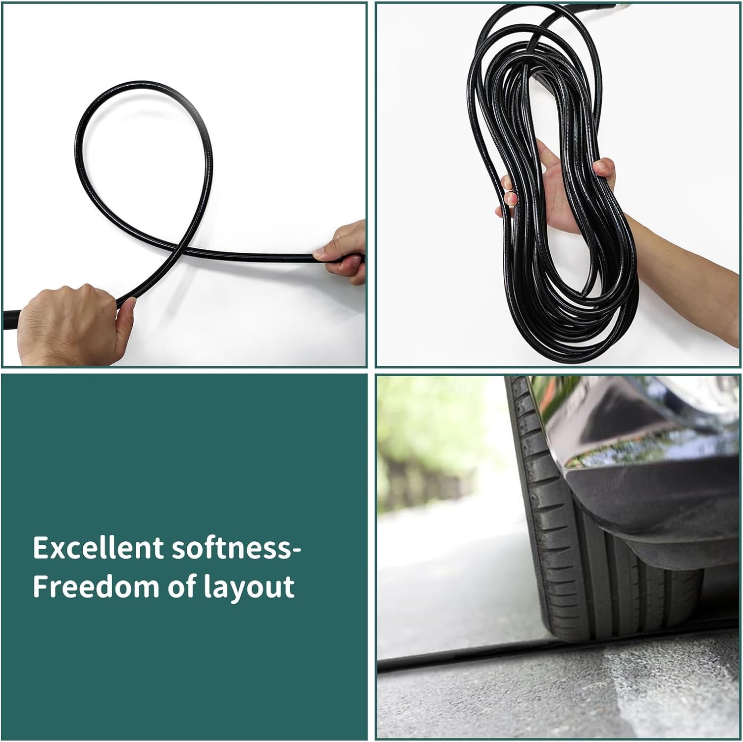 Tubo di ricambio per idropulitrice ad alta pressione, 10 m, per idropulitrici domestiche Bosch serie AQT Bosch Aquatak, accessori di prolunga per tubo per la pulizia dell'acqua, connettore rapido a