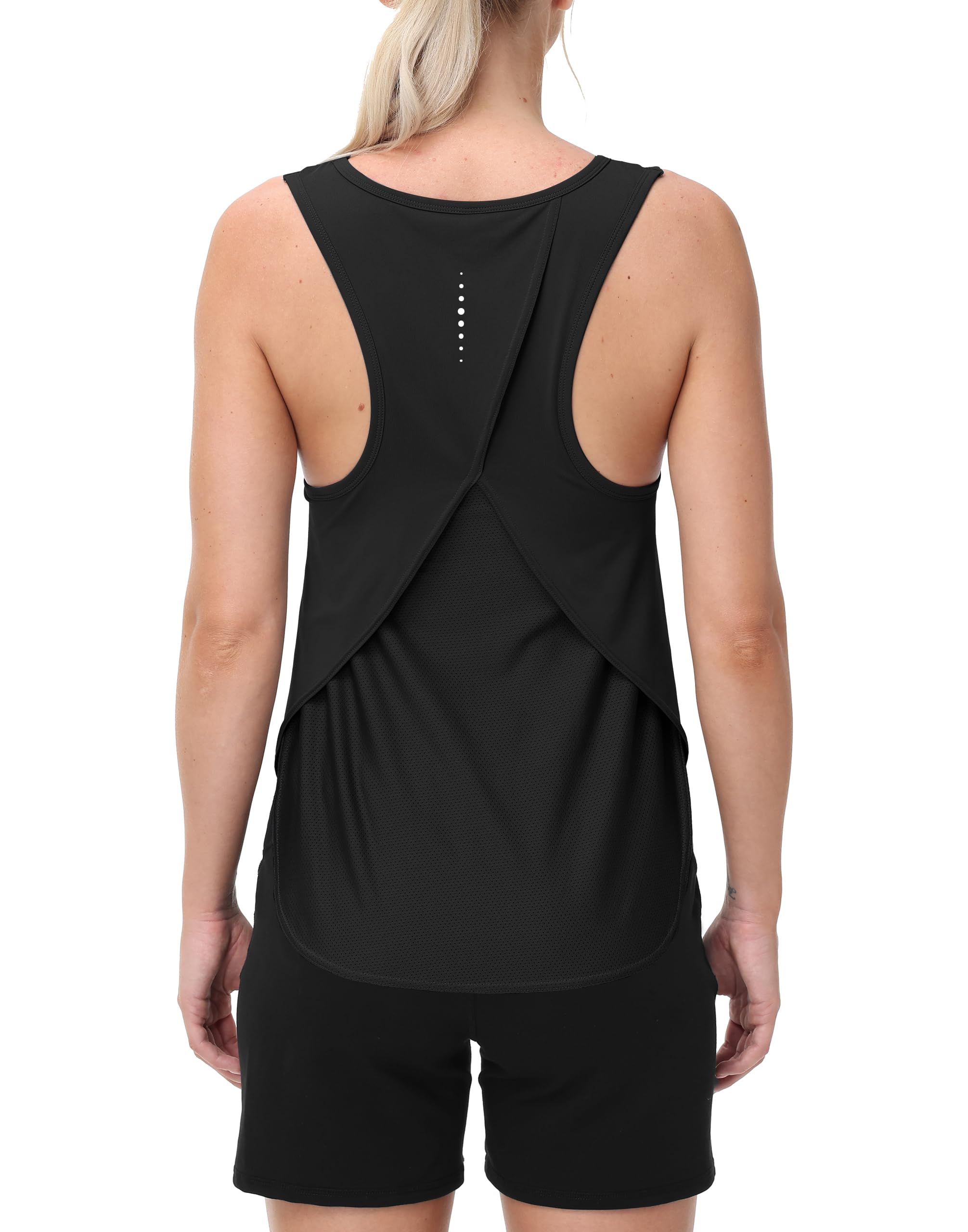 Womens Sleeveless Workout Top Lightweight Active Tennis Shirt Athletic Running Tank Top for Women-image-29