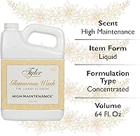 Vista 6 de Detergente Glamorous Wash de alto mantenimiento, 64 onzas, paquete de 2 unidades con bolígrafo removedor de manchas Lumintrail - Detergente líquido
