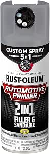 Rust-Oleum Automotive 2-in-1 Filler & Sandable Primer, Gray