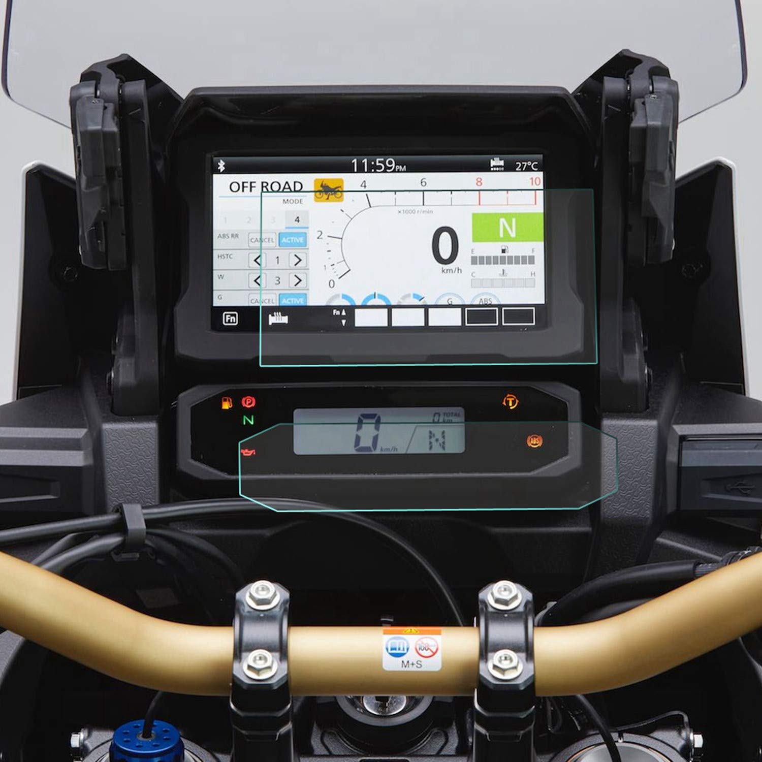 Pellicola Protettiva Nano Vetro 9H Per Display Honda Africa Twin 2020+ - Antigraffio, Antiriflesso - Foto 10