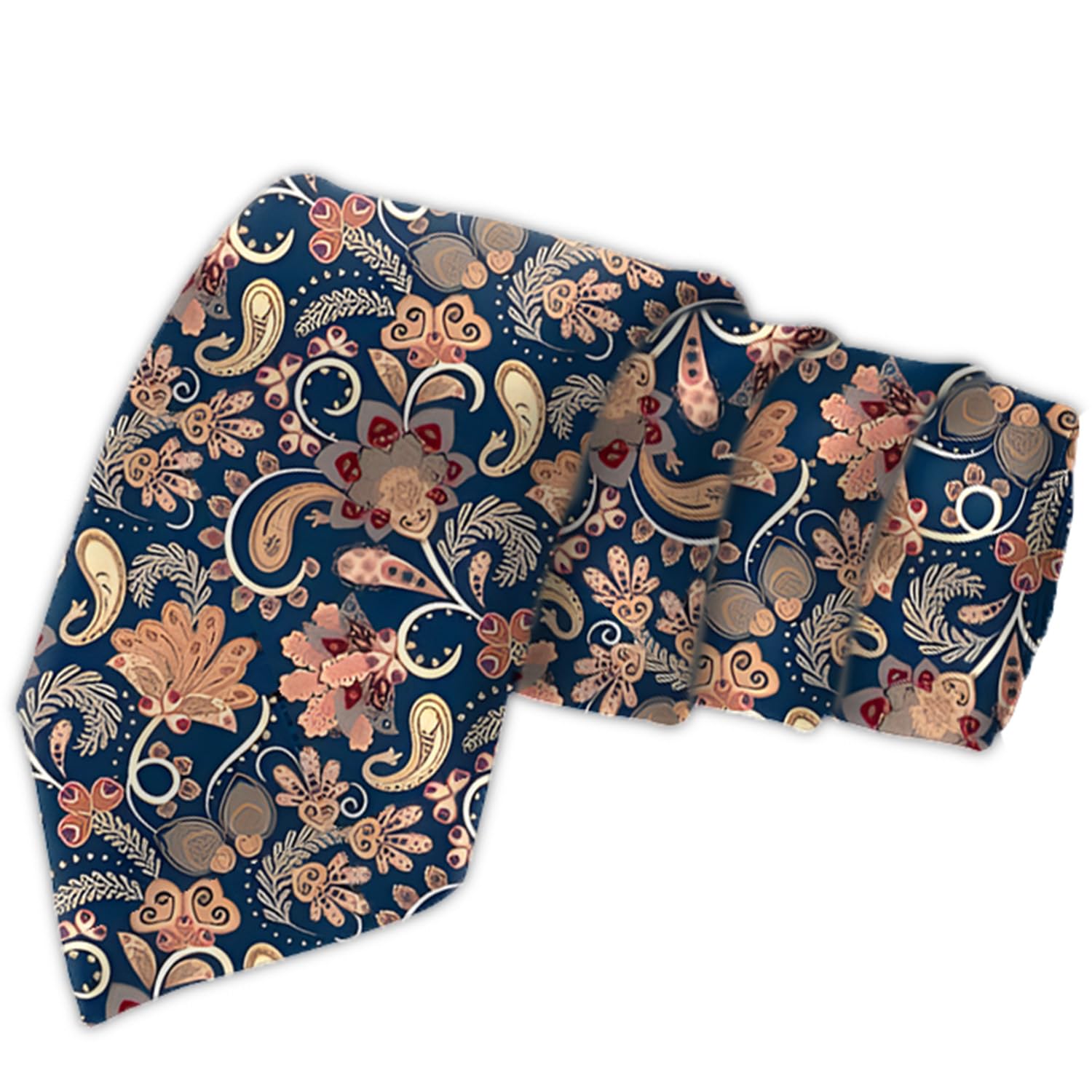 blacksmith Maroon and Black Neck Tie for Men, Wedding Tie for Men, Formal Ties for Mens, Paisley and Floral Formal Tai for Men - 3 inch Smart Width Necktie-picture-31