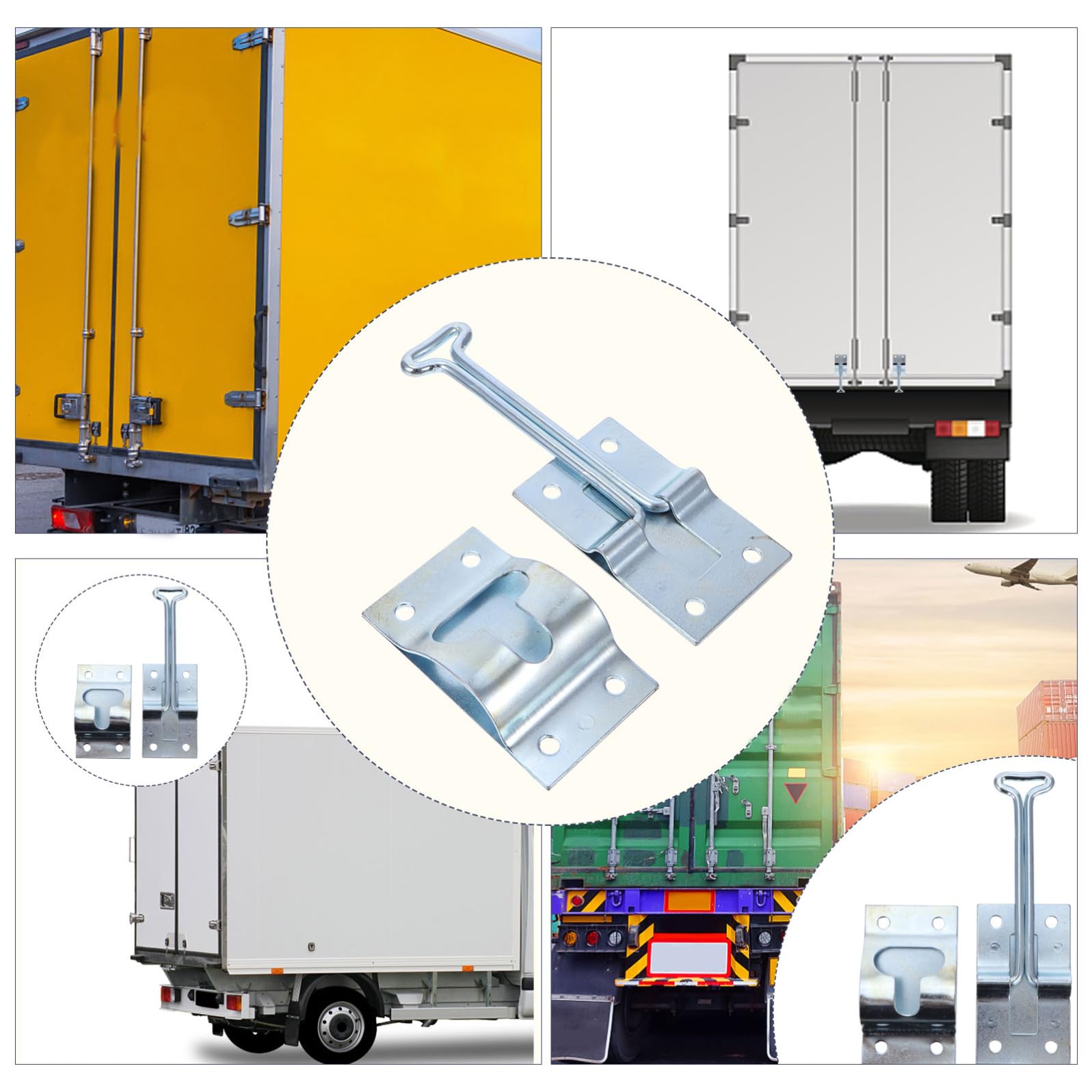 DOITOOL 3pièces Style Entry Door Catch Acier Pour Camping-car Loquet De Porte Et Support De Retenue Pour Remorque Et Véhicules Utilitaires
