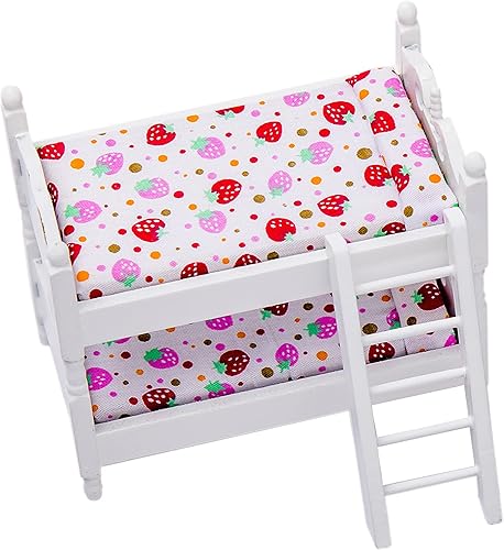 Miniatura 5 de Accesorios para casa de muñecas en miniatura, cosas en miniatura, mini muebles, litera, decoración de bricolaje para casa de muñecas en miniatura,