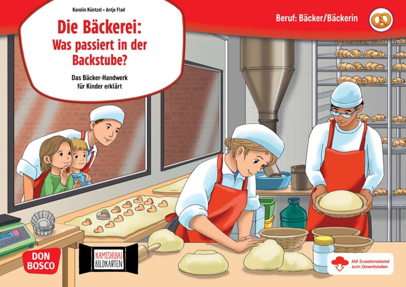 Don Bosco Medien Die Bäckerei: Was Passiert In Der Backstube? Kamishibai Bildkartenset: Das Bäcker-Handwerk Für Kinder Erklärt. Beruf: Bäcker/Bäckerin. Vom Teig Bis Erklärt Im Erzähltheater Kamishibai)