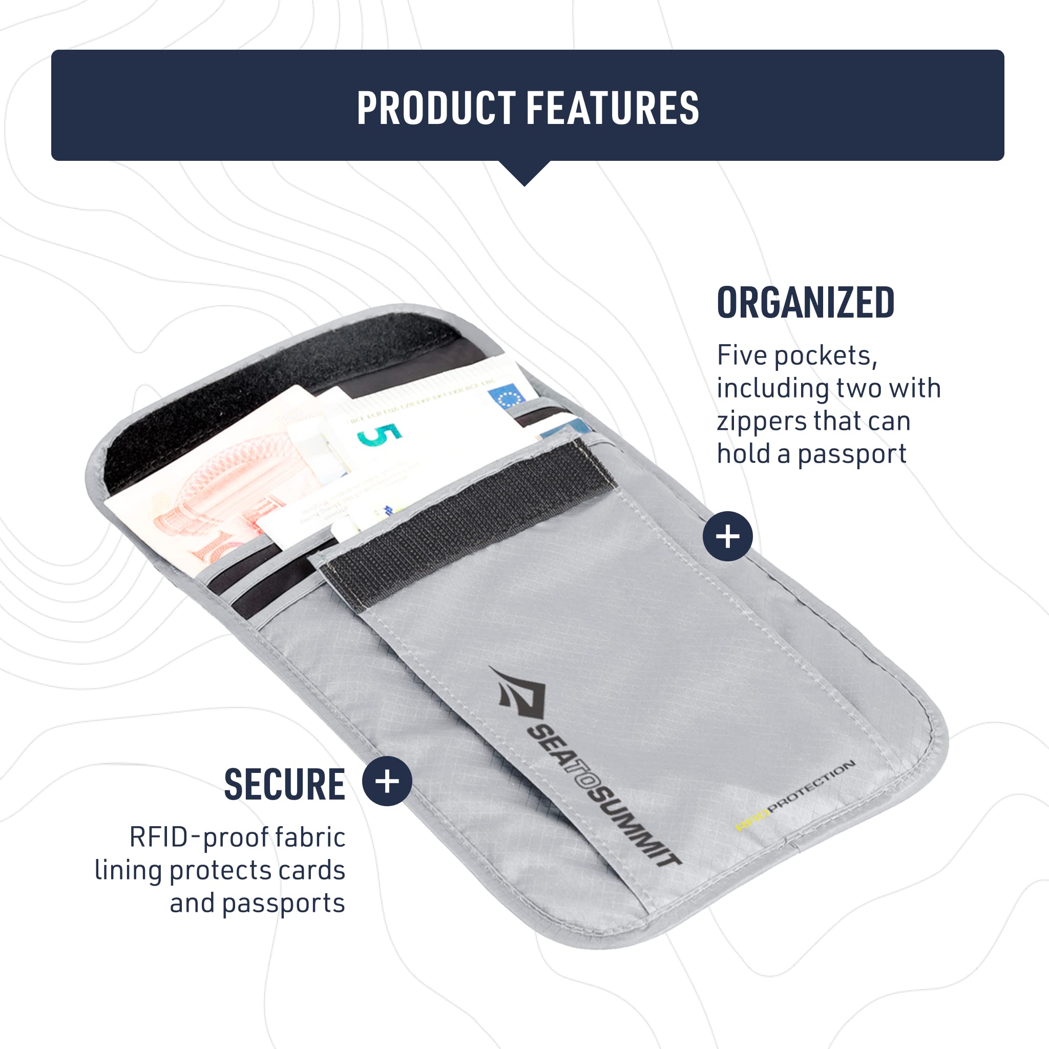 SEA TO SUMMIT RFID Neck Document Holder One Size