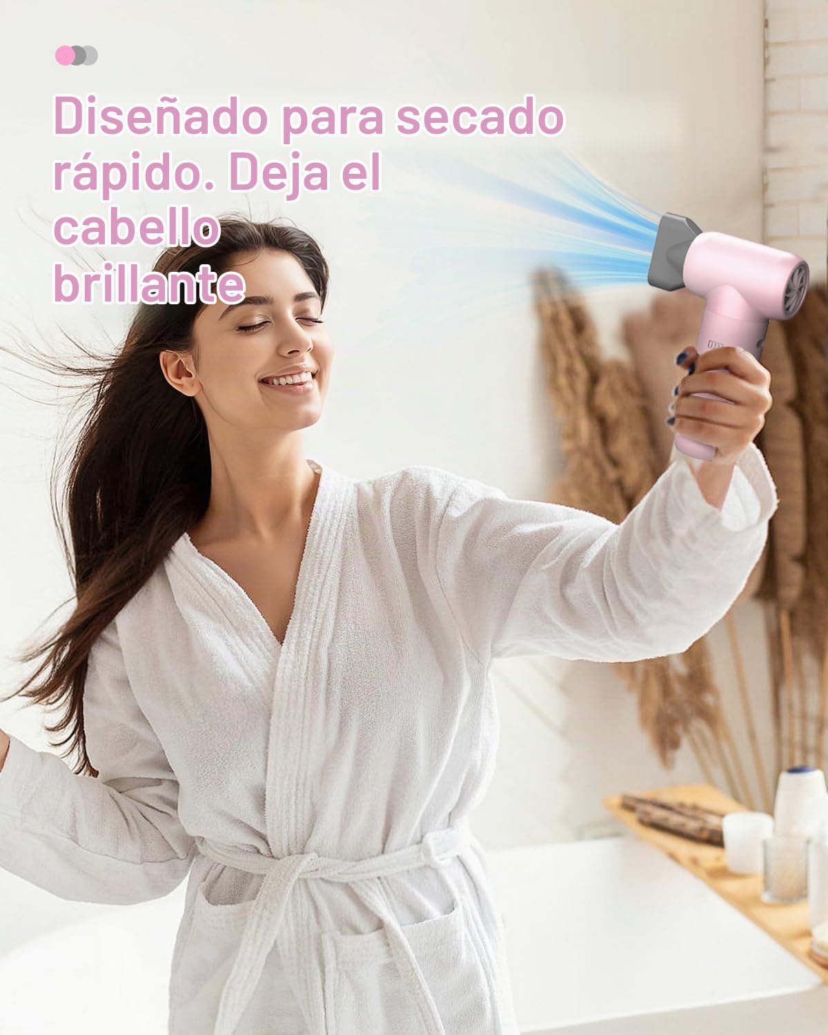 Soplador de Polvo Eléctrico, Plumero de Aire Comprimido Ajuste de 3 Velocidades Eléctrico Plumero de Aire Eléctrico Portátil Soplador Aire Comprimido para Laptop Teclado Coche