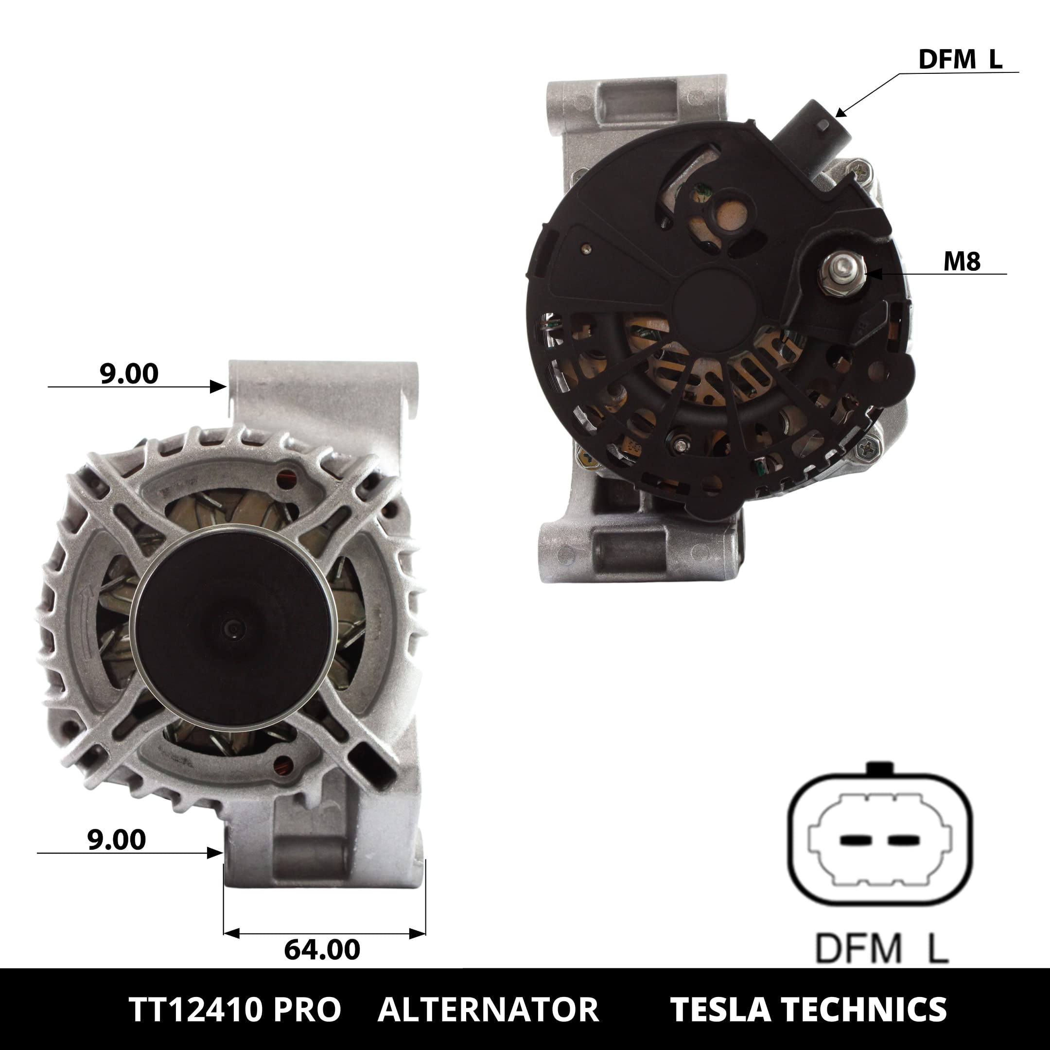 TT12410 PRO Alternatore per auto 12V, alternatore 120A. Compatibile con OPEL, SUZUKI, VAUXHALL. Eccellente rapporto qualità-prezzo. Installazione facile e garanzia.