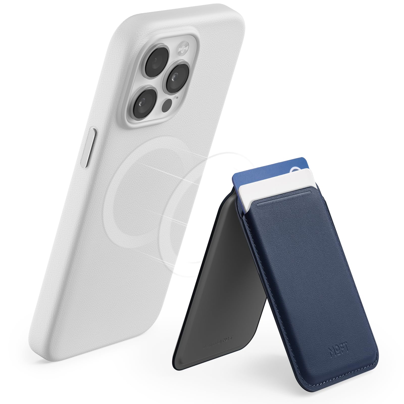 Apple iPhone 14 Pro ホワイト 箱・moftケース付き MOFT MagSafe Card
