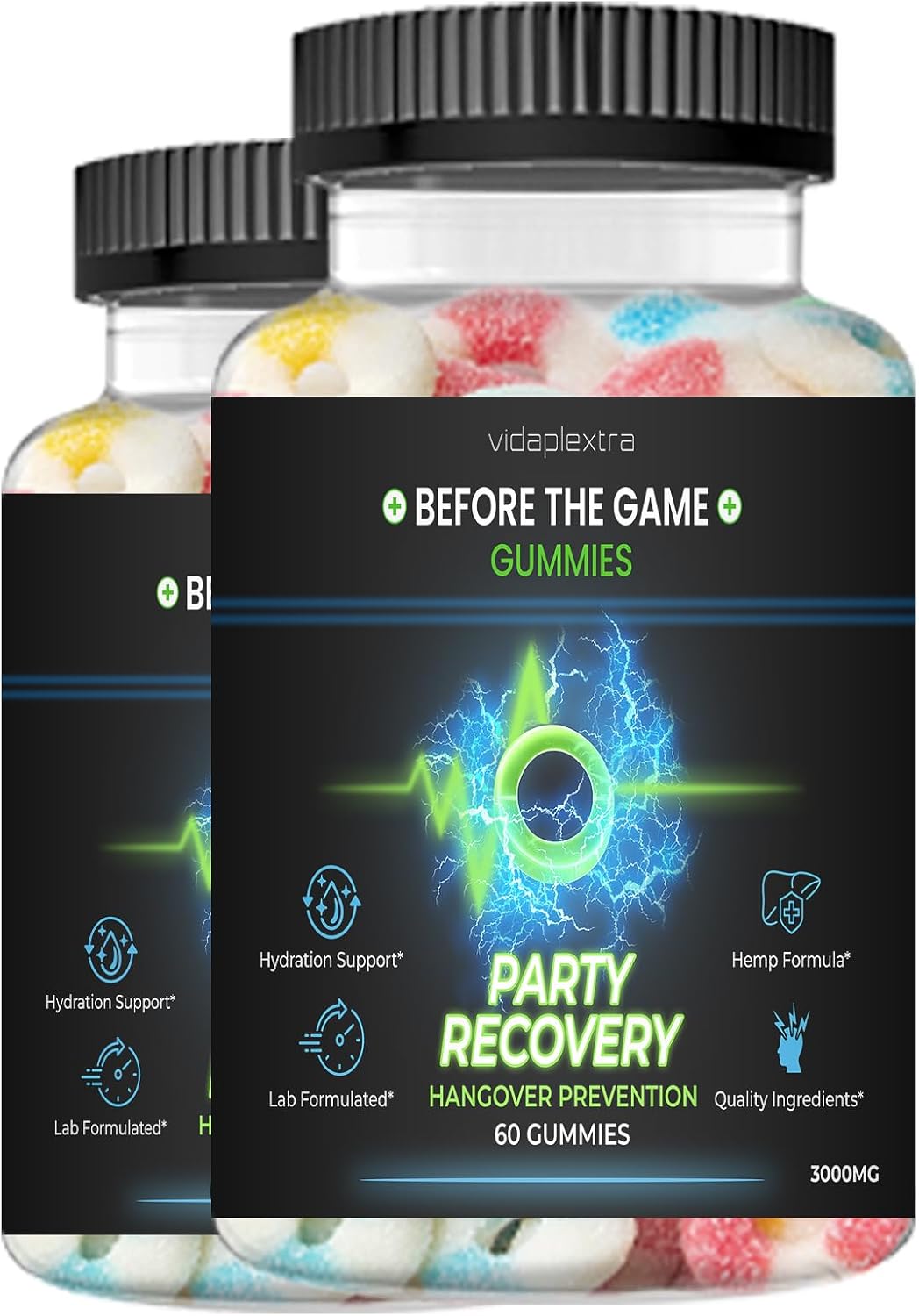 Before The Game - Before The Game Hemp Gummies (2 Pack, 120 Gummies)