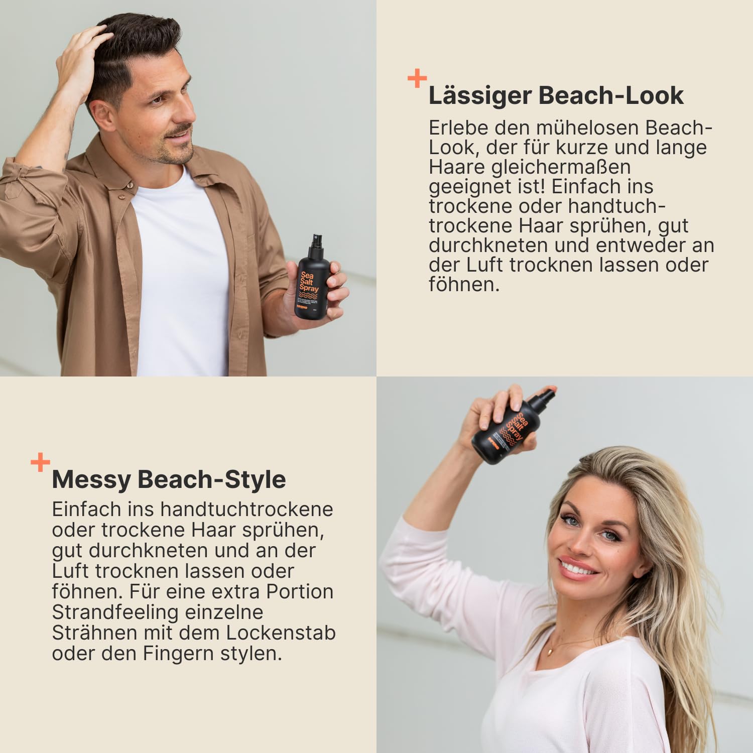 IMPERIO Sea Salt Spray - 250 ml Premium Salt Spray dla większej objętości i stabilnej tekstury - idealne fale na plaży, więcej objętości i uchwytu dzięki mocy oceanu - unisex - zapach