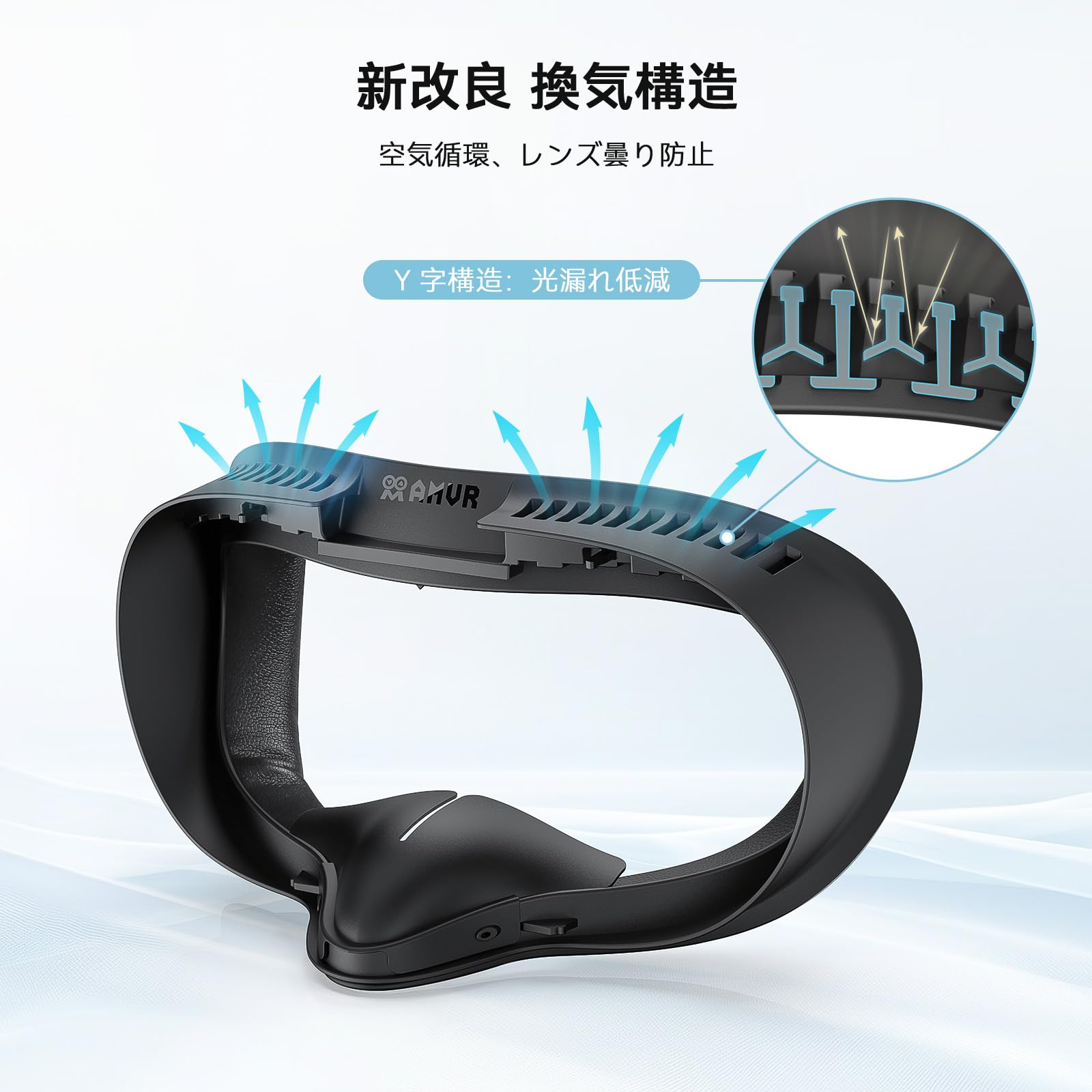 Amazon.co.jp: AMVR Facial Interface Quest 3Sに対応フェイス