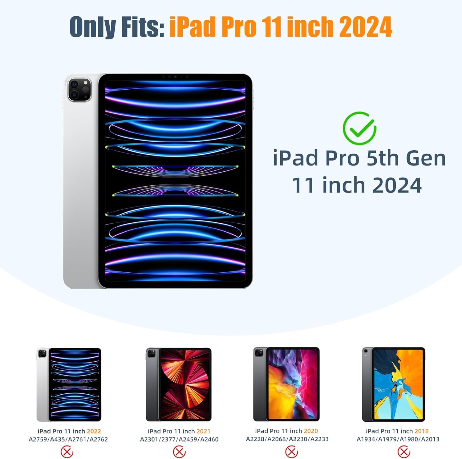 BOLELAW IPad Pro 11 Hülle Mit Stifthalter - Schutzhülle Mit Standfunktion