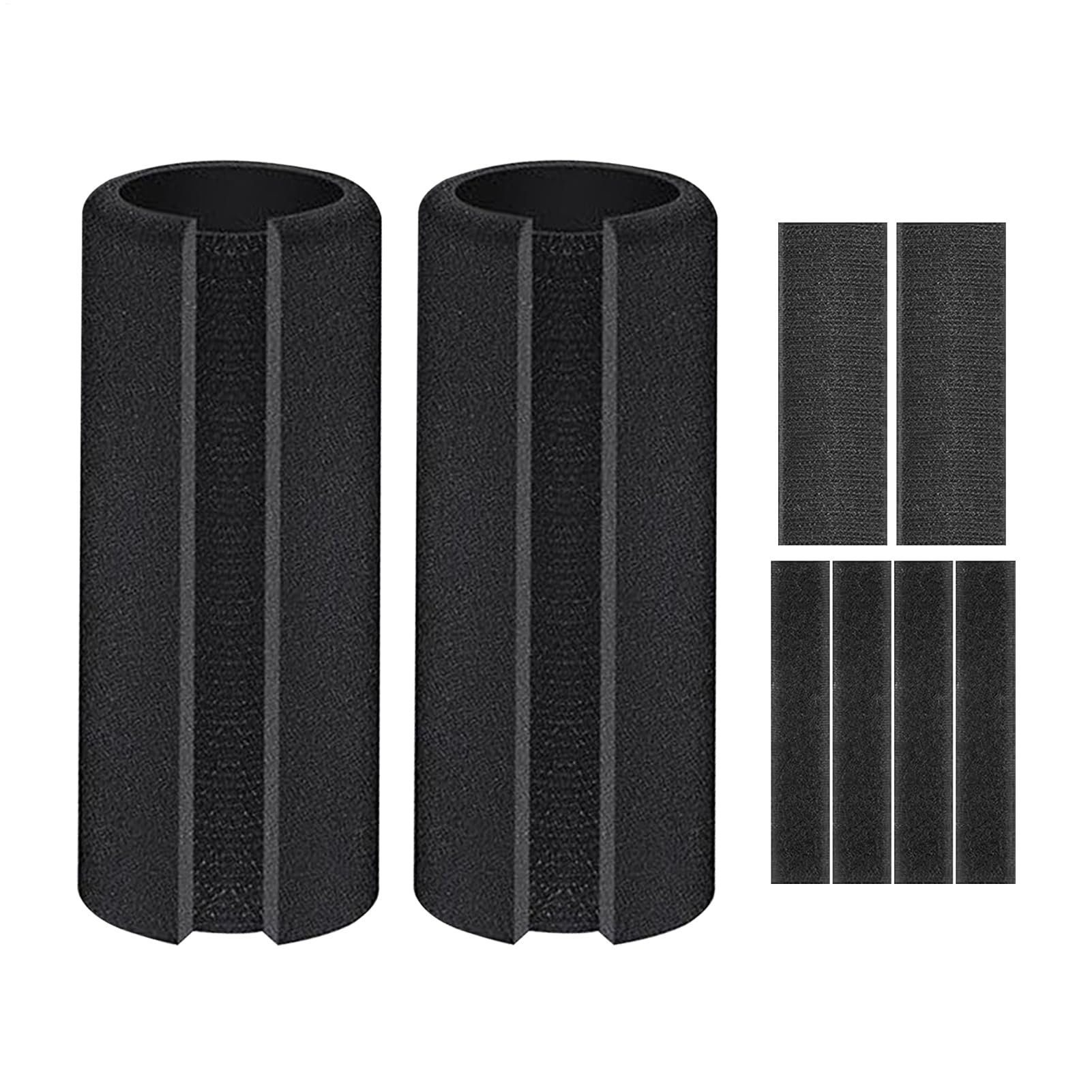 Foam Sponge Handle Cover - Ergonomic Grip Tubing for Fitness | Rubber Cushioning with Buffer Wrap, Comfortable Replacement for Scooters Bicycles Sports Equipment, 2 Pieces Set