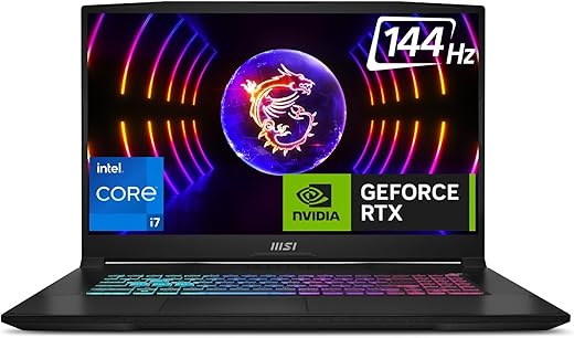 MSI Katana 17, Intel 13th Gen. i7-13620H, 44CM FHD 144Hz Gaming Laptop (16GB/1TB NVMe SSD/Windows 11 Home/