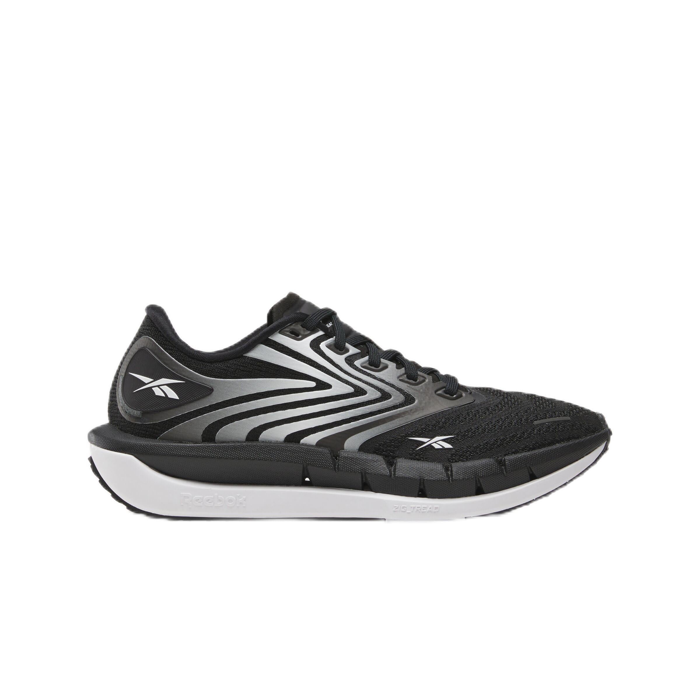 Reebok Women's Floatzig Tread Trainers, Black/White/Black, 42.5 EU