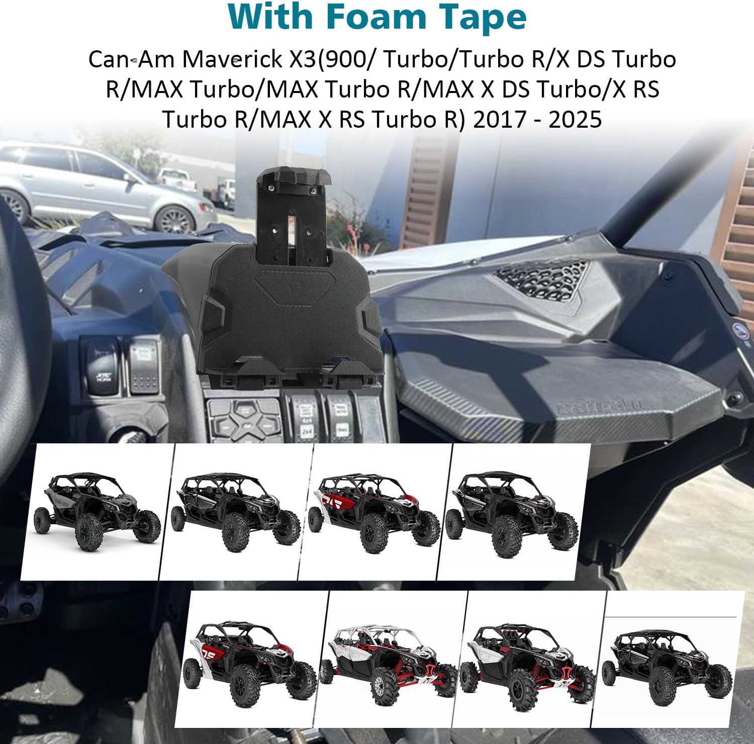 SUNPIE iPad Car Mount Compatible with CanAm Maverick X3 All Model 2017-2026
